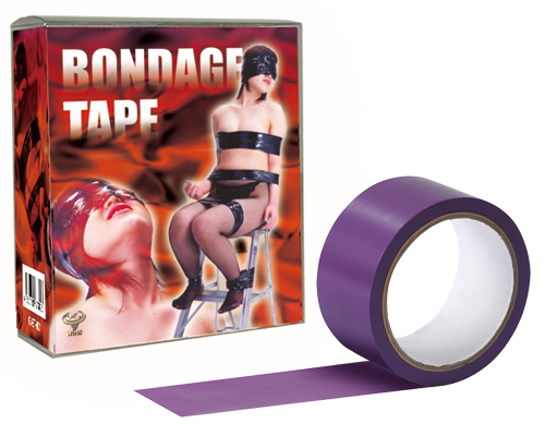【販売終了・アダルトグッズ、大人のおもちゃアーカイブ】ボンデージテープ　紫 商品説明画像1