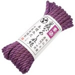 蜜蝋なめし麻縄 紫染(7M) 縄・ロープ・チェーン