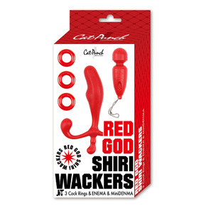 CatPunch RED GOD SHIRI WACKERS 3CockRING & ENEMA & MiniDENMA KIT　キャットパンチ レットゴット シリ ワッカーズ 3コックリング アンド エネマ アンド ミニデンマキット ◇