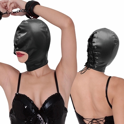 BDSMマスク　ブラック 商品説明画像2