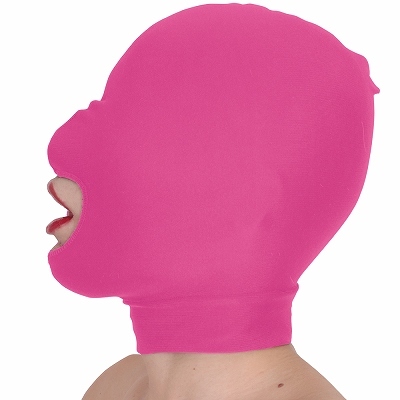 マインドバインド　全頭口開きマスク　ピンク 商品説明画像2