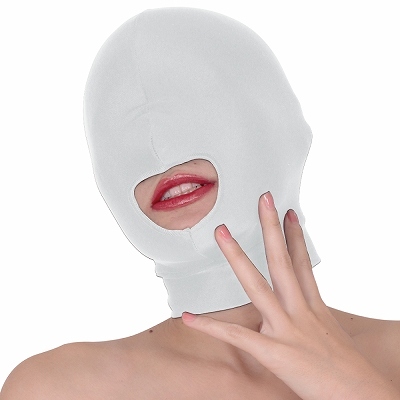 マインドバインド　全頭口開きマスク　ホワイト 商品説明画像1