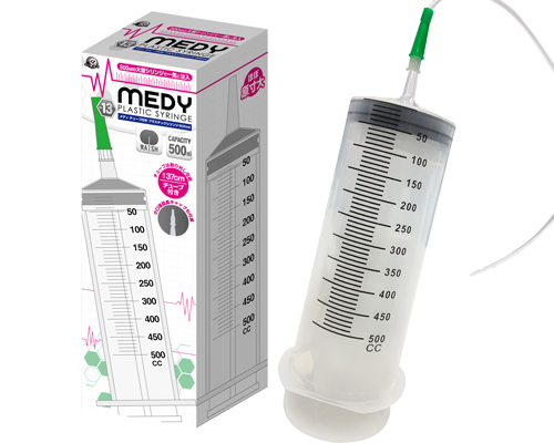 MEDY[メディ] no.13 チューブ付きプラスチックシリンジ500ml 商品説明画像1