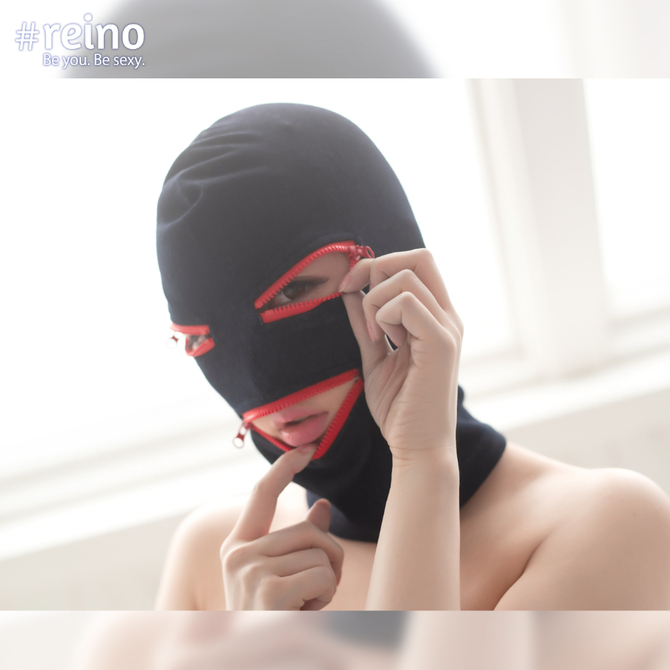 例のデニム／みつ穴ジッパーマスク     REIO-004 商品説明画像4