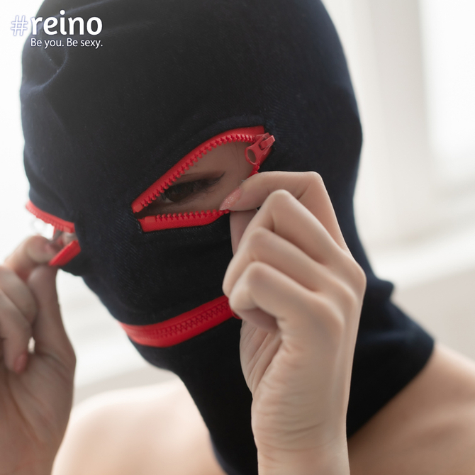例のデニム／みつ穴ジッパーマスク     REIO-004 商品説明画像5