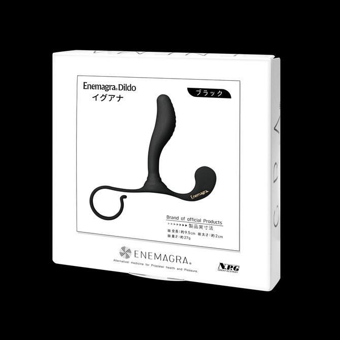 Enemagra(R) Dildo イグアナ　ブラック 商品説明画像2