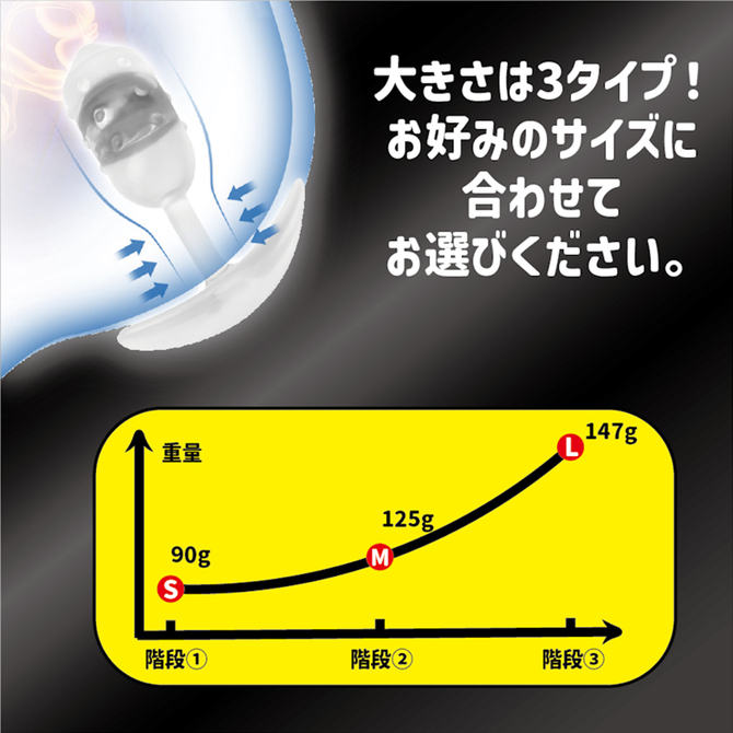 【砲丸アナルプラグ　鉄球入り】Ｌサイズ（ＨＧＰ－１０３） 商品説明画像4