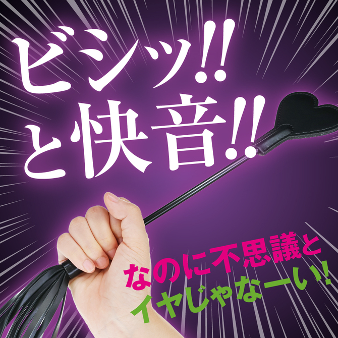 快感ウィップ ２WAYハート鞭 商品説明画像2