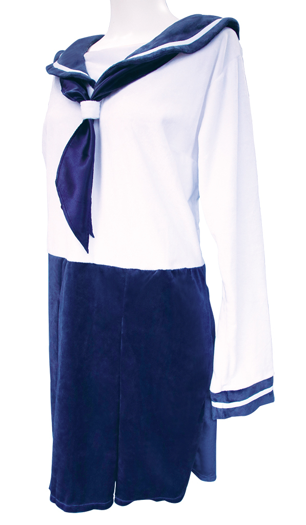 セーラー服パジャマ　おとこの娘用　長袖ベロア　	TMT-1620 商品説明画像8