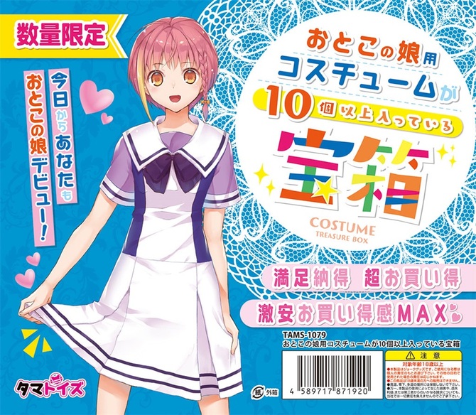 おとこの娘用コスチュームが10個以上入っている宝箱　TAMS-1079（福袋） 商品説明画像2