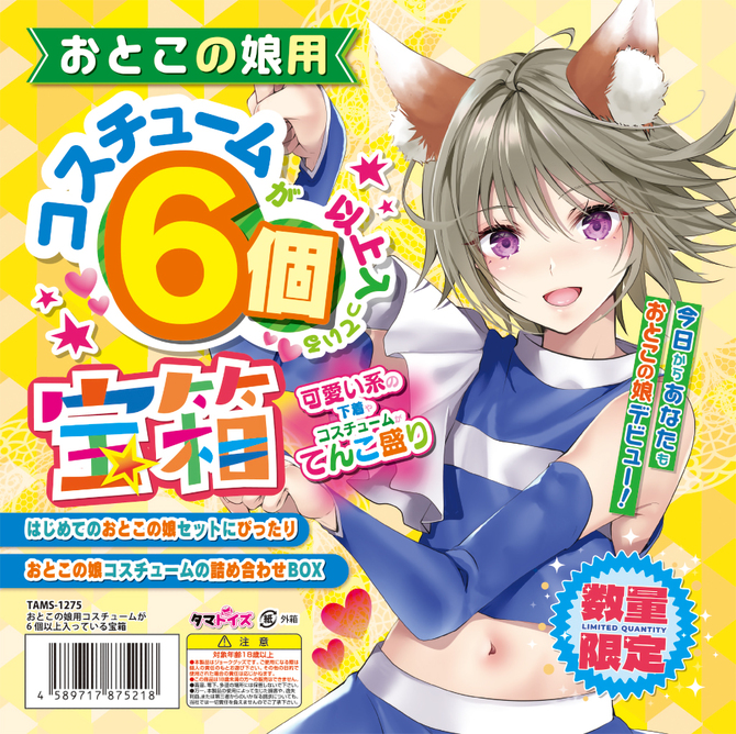 おとこの娘用コスチュームが6個以上入っている宝箱	TAMS-1275（福袋） 商品説明画像1