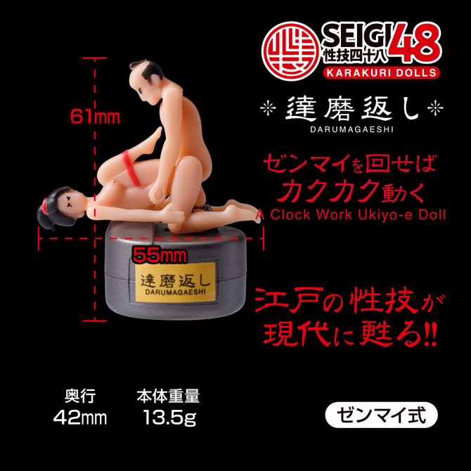 凸凹堂　SEIGI48　KARAKURI　DOLLS　達磨返し 商品説明画像3