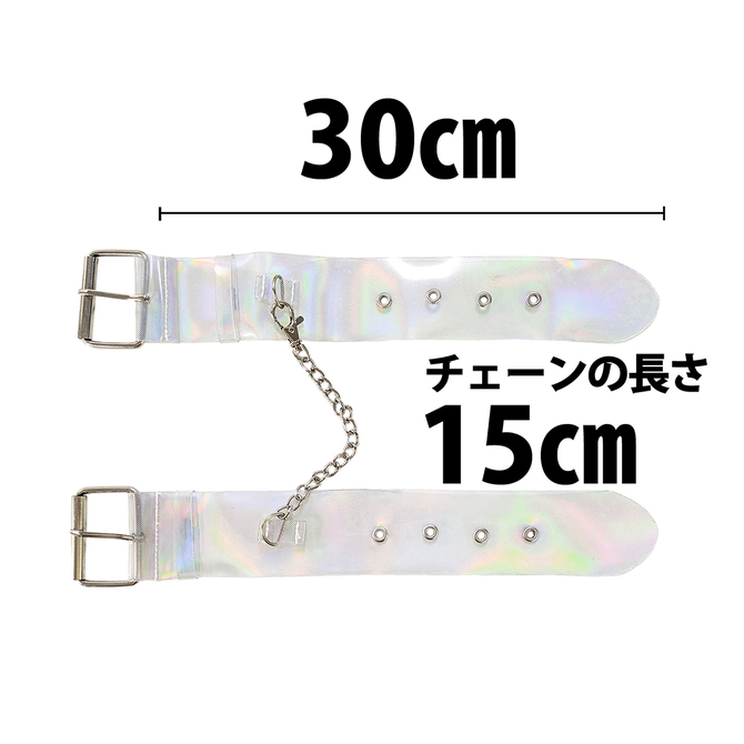 CG179　ビニールマニア首輪手枷セット 商品説明画像4