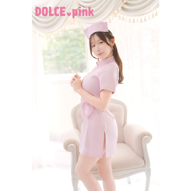 ＤＯＬＣＥ．ｐｉｎｋ　セクシーナース　誘惑スリット　ミニ　ピンク（ＭＩＵ０５２８） 商品説明画像4