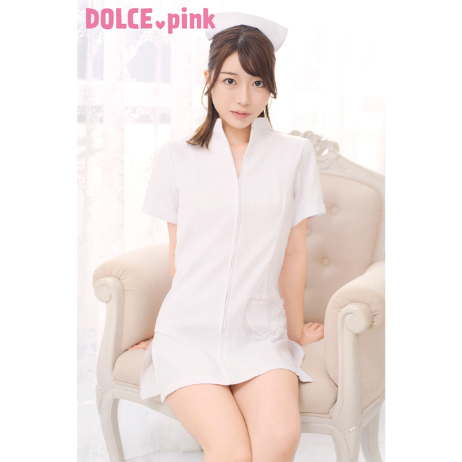 ＤＯＬＣＥ．ｐｉｎｋ　セクシーナース　誘惑スリット　ミニ　ホワイト（ＭＩＵ０５２９） 商品説明画像6