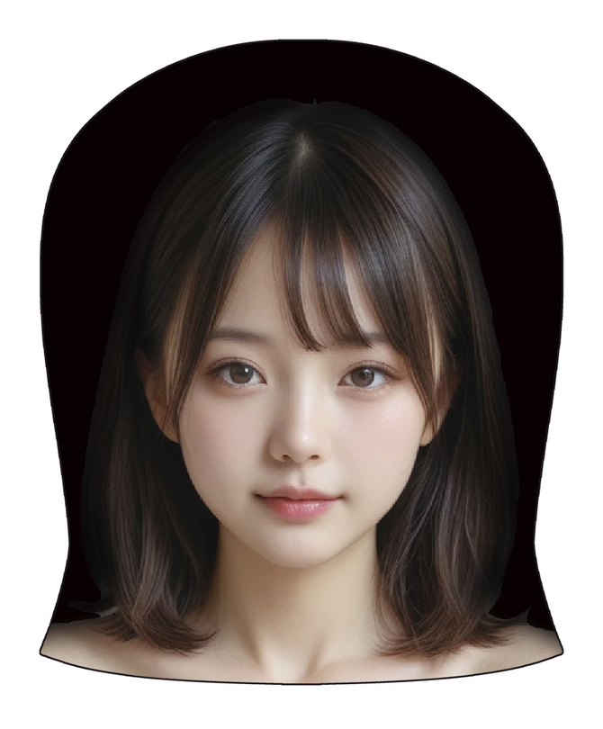 プリントメッシュ全頭マスク＃2　AI	TAMS-1519 商品説明画像3