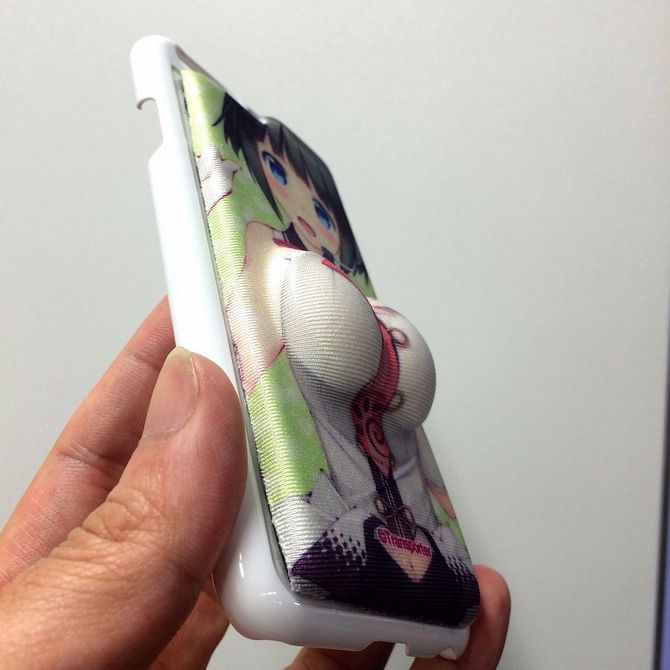 【販売終了・アダルトグッズ、大人のおもちゃアーカイブ】ぷにぷにケース　iPhone6　すーぱーぽちゃ子　焼肉　HBIPC-002 商品説明画像2
