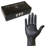 SMVIP Thickglove Black（スティックグローブ) 50枚入りS 手袋・グローブ