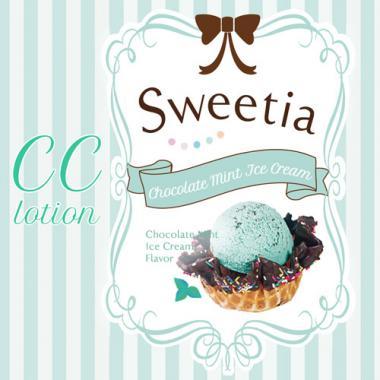 CC lotion Sweetia プッシュボトル180ml チョコミントアイスクリーム ◇ 商品説明画像3