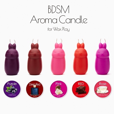 BDSMアロマキャンドル　ピンク（バニラ＆パッションフルーツ） 商品説明画像3