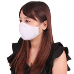 女性用　日本製　涼やかメッシュマスク　ホワイト（Ｘ０１３６ＷＨ）