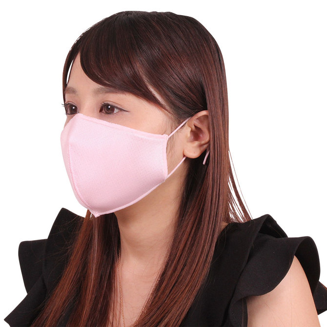女性用　日本製　涼やかメッシュマスク　ピンク（Ｘ０１３７ＰＩ） 商品説明画像1