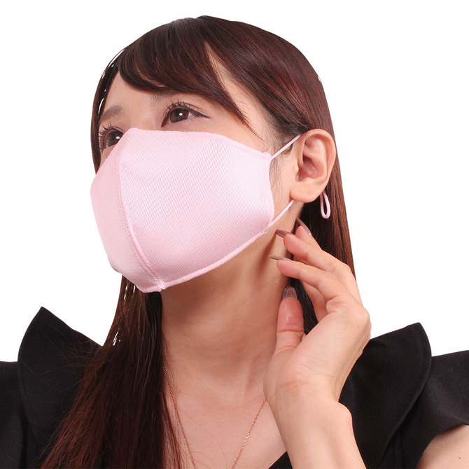 女性用　日本製　涼やかメッシュマスク　ピンク（Ｘ０１３７ＰＩ） 商品説明画像4