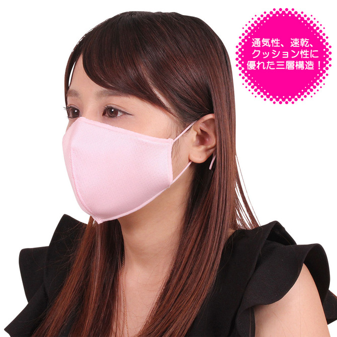 女性用　日本製　涼やかメッシュマスク　ピンク（Ｘ０１３７ＰＩ） 商品説明画像8