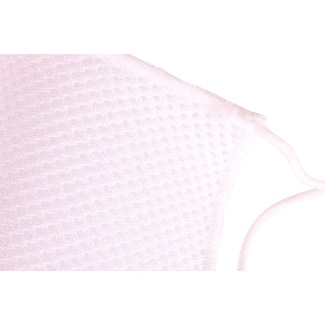 女性用　薔薇刺繍レースメッシュマスク　ホワイト（Ｘ０１４９ＷＨ） 商品説明画像5