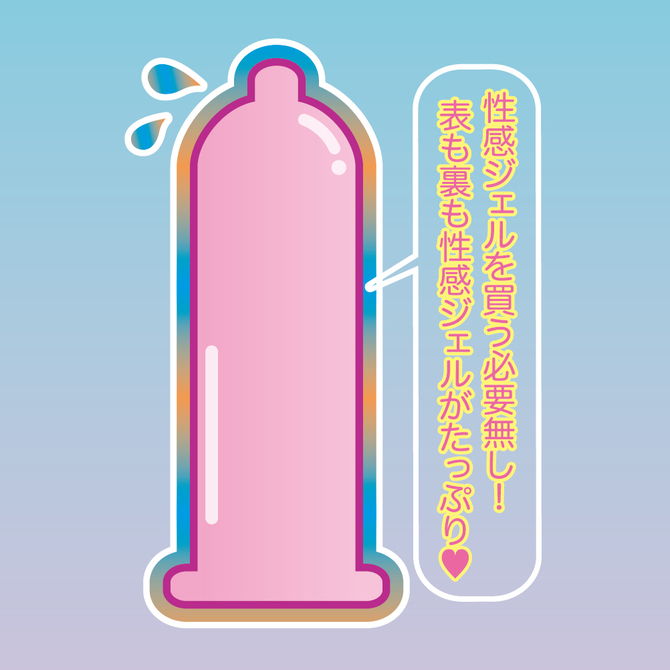 Ligre japan 「in Sexual 」性感ジェル付きコンドーム　10個入り	Ligre-0211 商品説明画像4