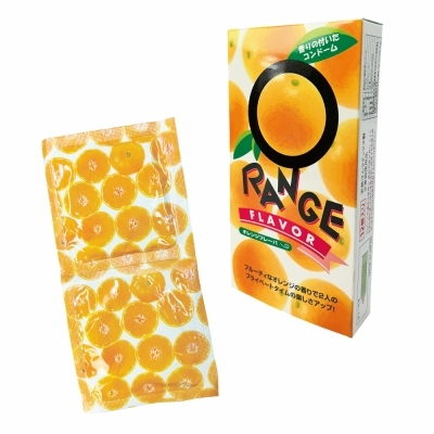 フルーツの香り　オレンジフレーバー　12個入り　コンドーム 商品説明画像1