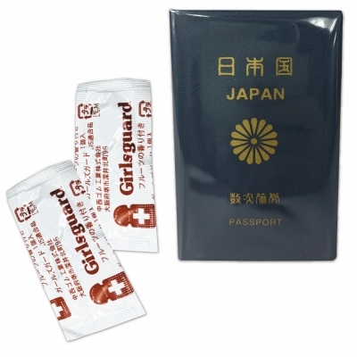 パスポートタイプ　2個入り 　コンドーム 商品説明画像1
