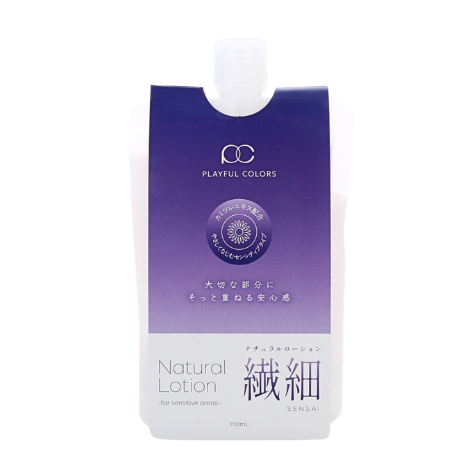 プレイフルカラーズ ナチュラルローション 繊細 150ml 商品説明画像1