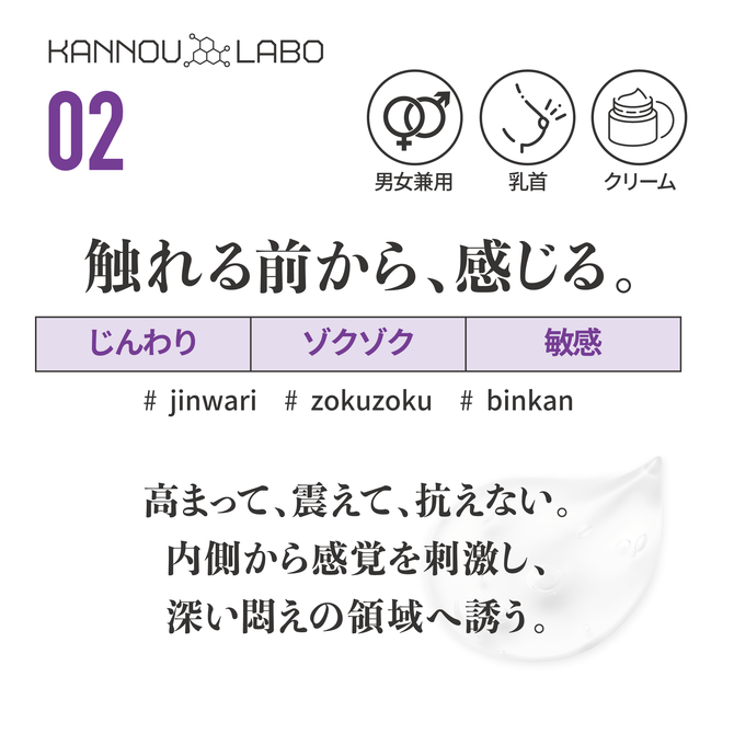 官能ラボ02　覚乳クリーム 商品説明画像2