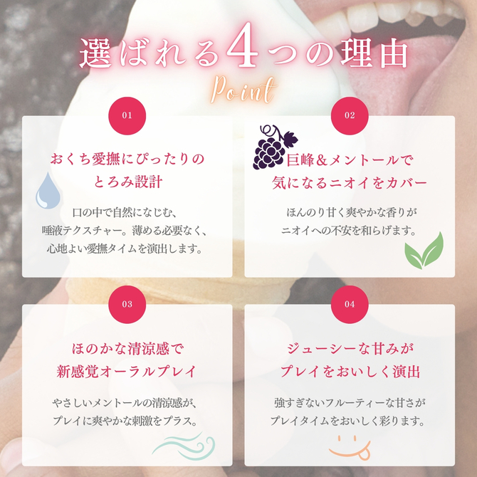 プレイフルカラーズ オーラルプレイローション 巨峰 150ml 商品説明画像8