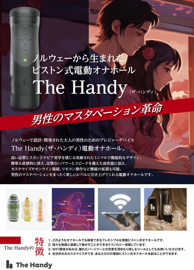 Ｔｈｅ　Ｈａｎｄｙ　ハンディ　手コキ電動オナホールマシン（Ｈ０１．０５－ＵＳ） 商品説明画像7