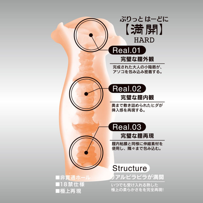 あそこだけ再現しちゃいました。満開ハード 商品説明画像4