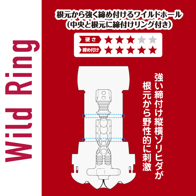 ZERO7 CUP Wild Ring ［オナカップ］［ローション付属］	YIR-039 商品説明画像2