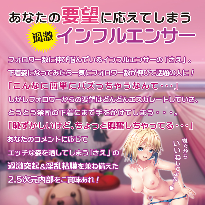 推し出し！インフルエンサー 商品説明画像5