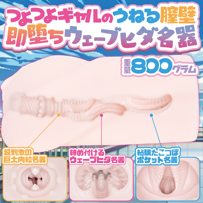 maccos 淫惑名器つよつよギャルのスロオナ射精管理【恋衣 超弩級800グラムハンドオナホール うねる膣壁 即堕ちウェーブヒダ名器】 商品説明画像2