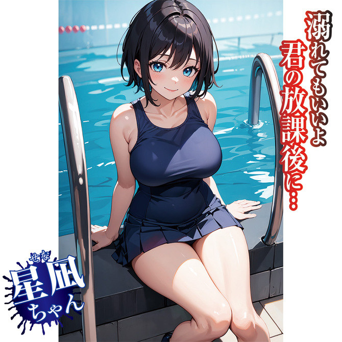 放課後のスクール水着美少女 星凪ちゃん 商品説明画像4