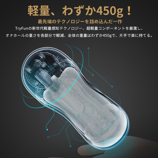 ＴＲＹＦＵＮ　ＯＮＥシリーズ　ＡＩＲ電動オナホール 商品説明画像7