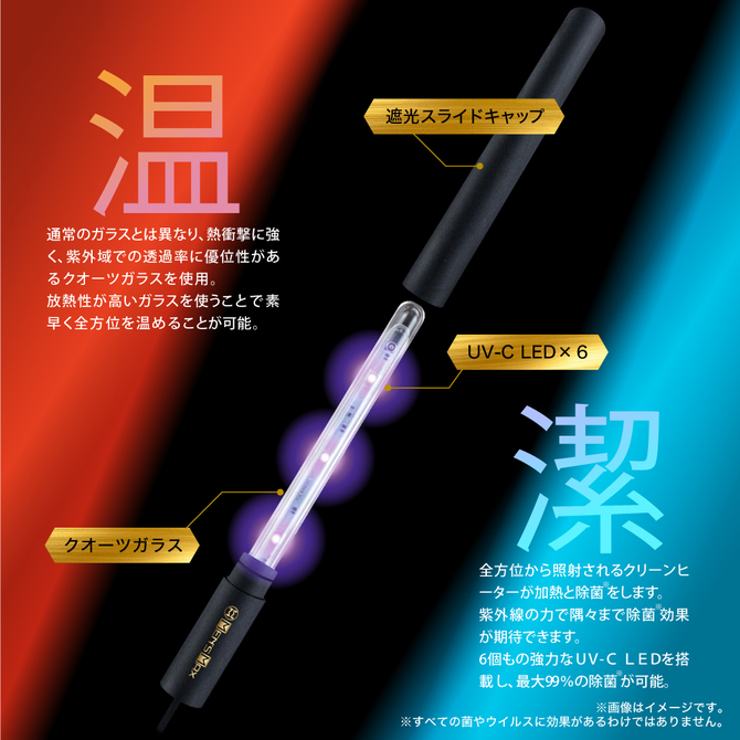 MEN'S MAX 360UV ウォーマープロ BLACK 商品説明画像3