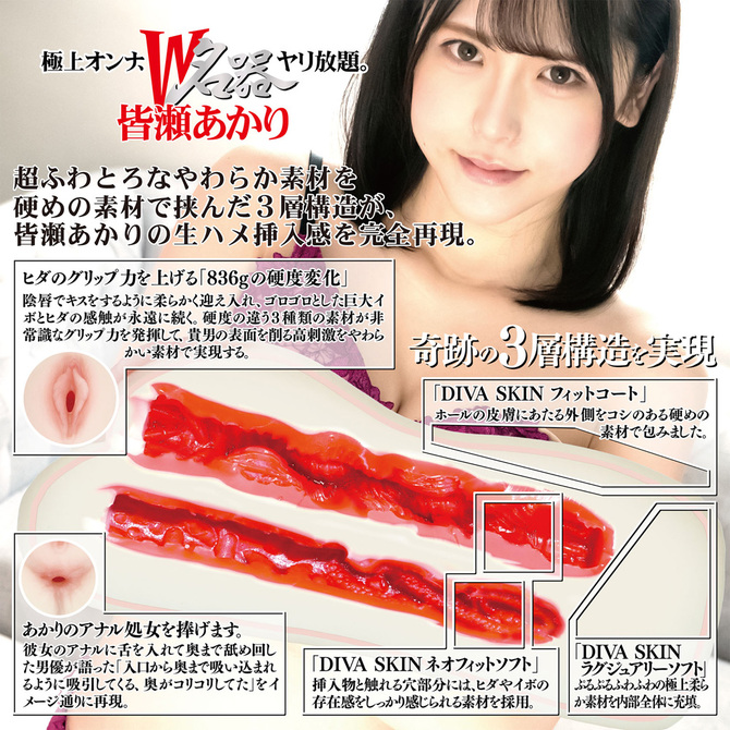 極上オンナ、W名器ヤリ放題。皆瀬あかり	2JT-GON001 商品説明画像8