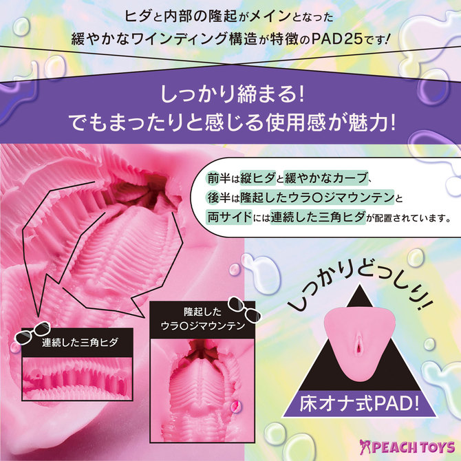 PEACH TOYS 床オナ式PAD25（トゥーファイブ） 商品説明画像3