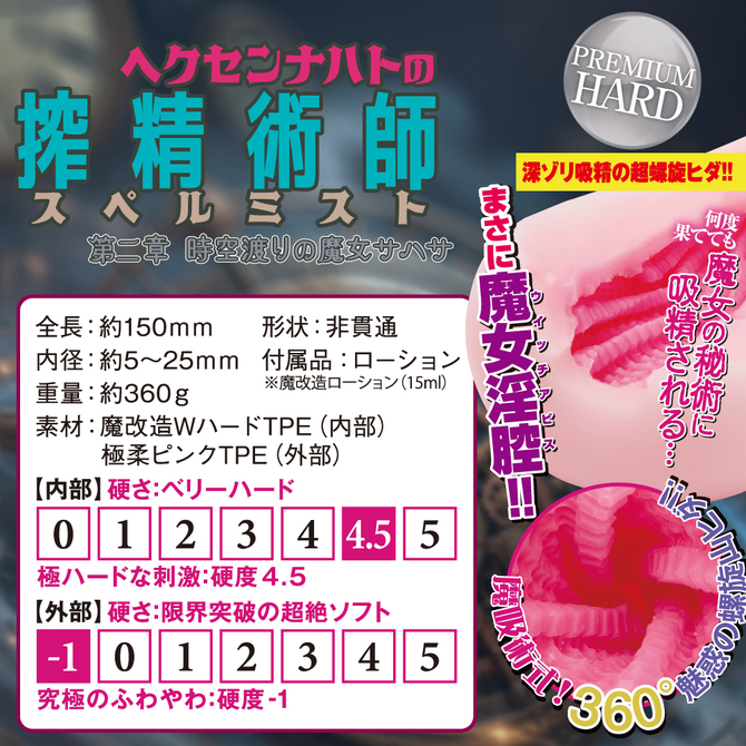 ヘクセンナハトの搾精術師（スペルミスト）第二章　時空渡りの魔女サハサ USDM-120 商品説明画像3