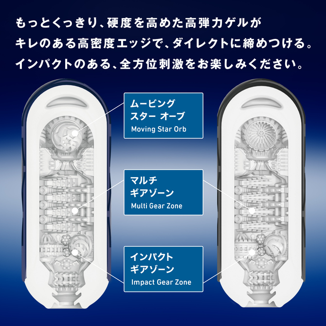 【数量限定】TENGA FLIP360 MIDNIGHT PURPLE LIMITED HARD EDITION	テンガ フリップサンロクマルミッドナイトパープルリミテッドハード エディション	TFT-001H 商品説明画像5
