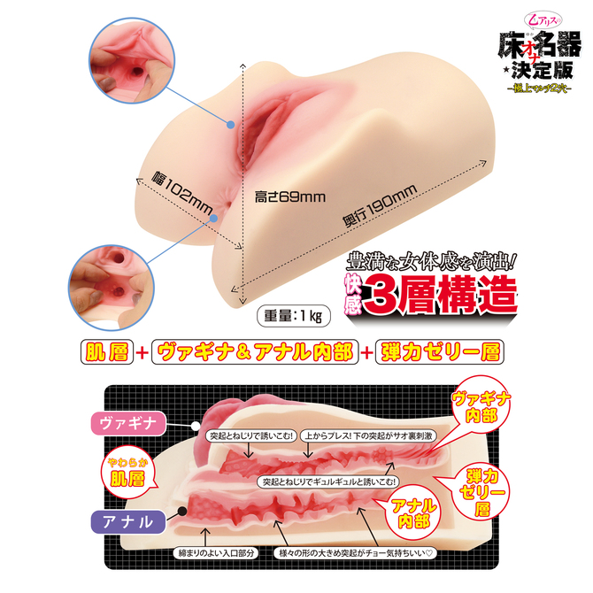 乙アリスの床オナ名器☆決定版 極上マルチ2穴 商品説明画像4