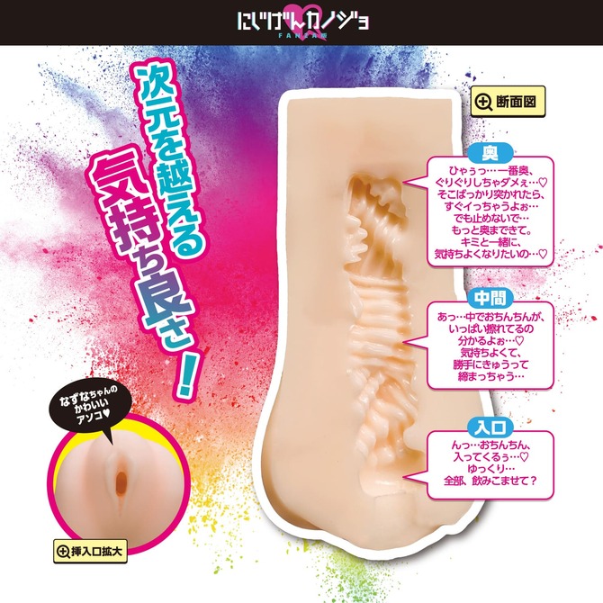 にじげんカノジョ にじカノマジハメHOLE 高比良なずな [ゲーム内特典コード付き][ローション付き]	NIJI-014 商品説明画像3