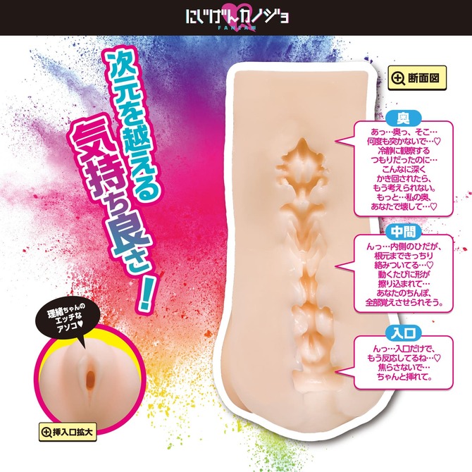 にじげんカノジョ にじカノマジハメHOLE 白墨理緒 [ゲーム内特典コード付き][ローション付き]	NIJI-015 商品説明画像3